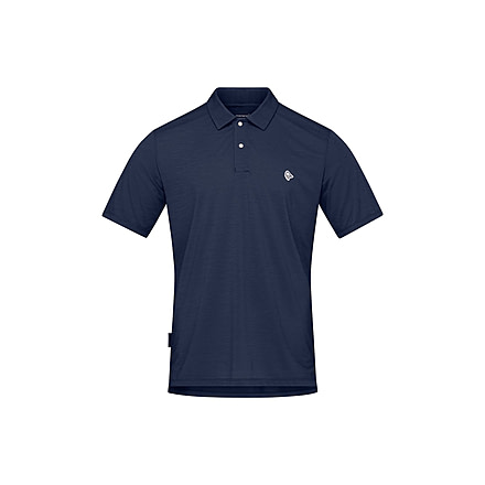 Norrona Femund Equaliser Merino Polo Shirt - Mens, Indigo Night, Large, 2683-24-2295-L