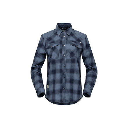 Norrona Femund Flannel Shirt - Womens, Navy Blazer, Extra Small, 2654-24-2016-XS