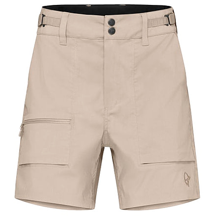 Norrona Femund Light Cotton Shorts - Womens, Pure Cashmere, Small, 2633-24-9001-S