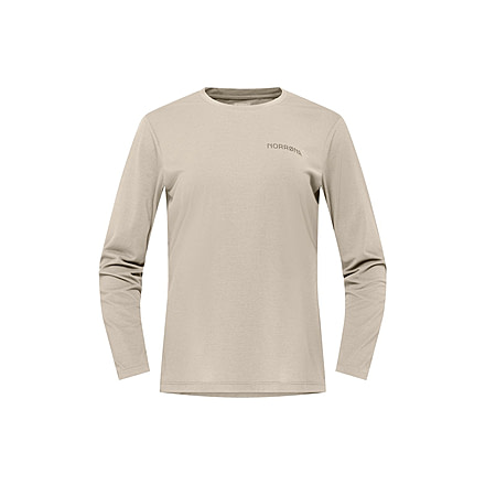 Norrona Femund Tech Long Sleeve Top - Womens, Oatmeal, Small, 2630-24-4411-S