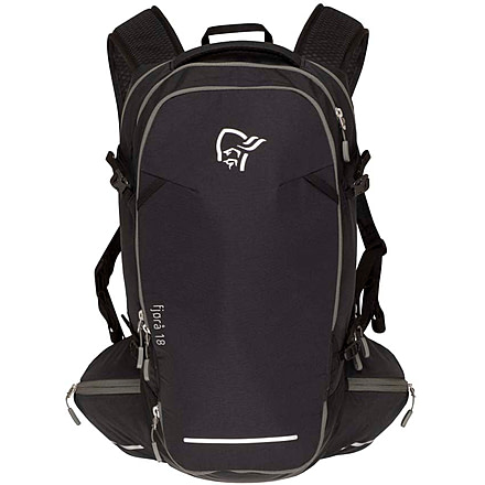 Norrona Fjora Econyl 18L Pack, Caviar Black, 2201-23 7718 ONE SIZE