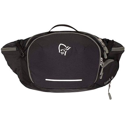 Norrona Fjora Econyl 6L Hip Pack, Caviar Black, 2206-23 7718 ONE SIZE