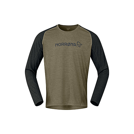 Norrona Fjora Equaliser Lightweight Long Sleeve Top - Mens, Olive Night, Large, 2232-25-3301-L