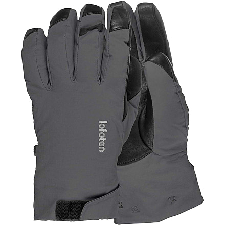Norrona Lofoten Dri1 Primaloft170 Short Gloves, Phantom, Large, 1062-17-8850-L