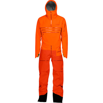 Norrona Lofoten Gore-Tex Pro One-Piece - Unisex, Rooibos tea, Medium, 1041-17-5510-M