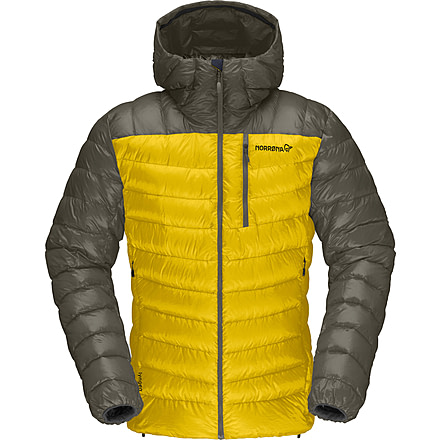 Norrona Lyngen Down850 Hood - Mens, Golden Palm, Small, 2004-20-5502-S