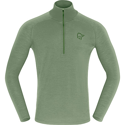 Norrona Femund Pureull Zip Neck Top - Mens
