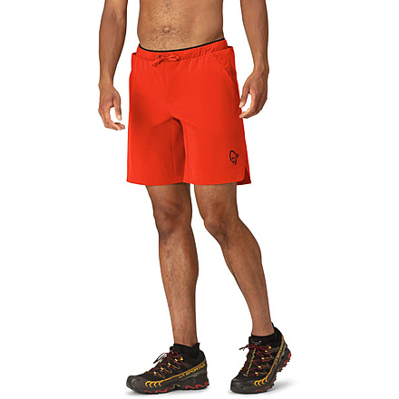 Norrona Senja 9inch Flex One Shorts - Mens, Arednalin Red, Medium, 5805-23 5630 M