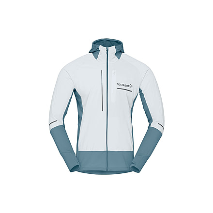 Norrona Senja Alpha90 Zip Hoodie - Mens, Snow White, Large, 5827-23-9928-L