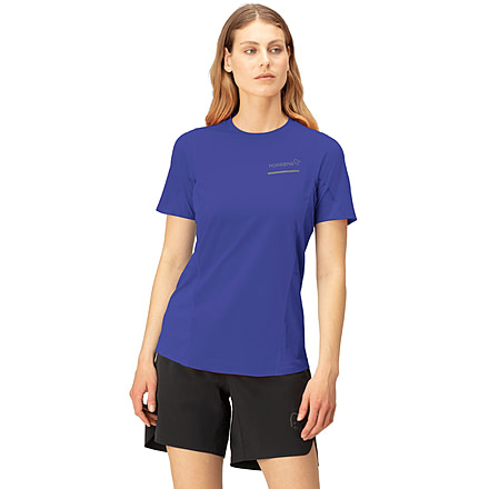Norrona Senja Equaliser Lightweight T-Shirt - Womens, Royal Blue, Medium, 5807-23-2011-M