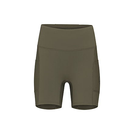 Norrona Senja Equaliser Stretch 6in Tights - Womens, Olive Night/Caviar, Extra Small, 5825-23-3329-XS