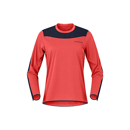 Norrona Skibotn Equaliser Tech Long Sleeve Top - Womens, Paprika, Extra Small, 4209-25-1107-XS