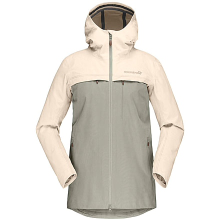 Norrona Svalbard Cotton Jacket - Women's, Ecru/Sandstone, Small, 2432-19 9005 S