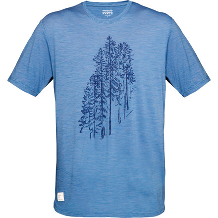Norrona Svalbard Wool T-Shirt - Mens, Denimite, Large, 2419-19-2345-L