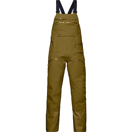Norrona Tamok Gore-Tex Performance Shell Bib - Mens, Dark Olive, Large, 1229-23-3898-L