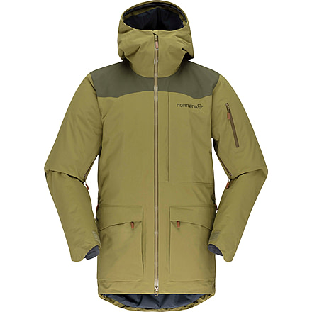 Norrona Tamok Gore-Tex Thermo80 Jacket - Mens, Olive Drab, Small, 1201-21-3897-S