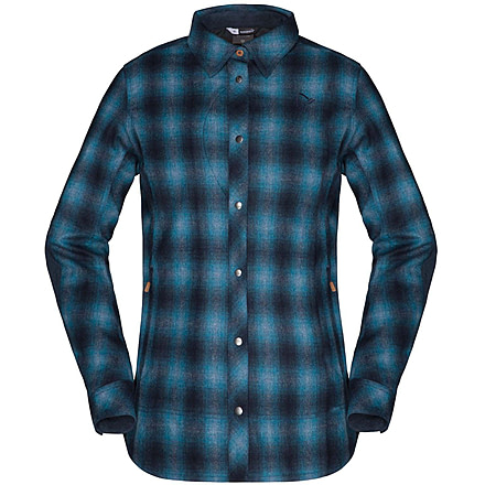 Norrona Tamok Wool Shirt - Womens, Indigo Night, Medium, 1219-19-2295-M