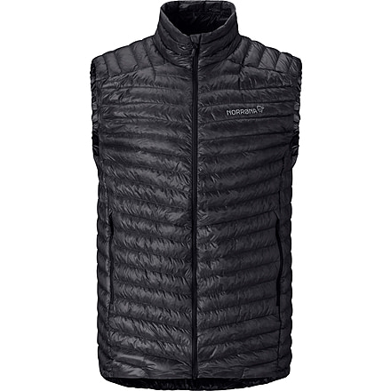Norrona Trollveggen Down800 Super Light Vest - Mens, Caviar Black, Small, 1615-24-7718-S