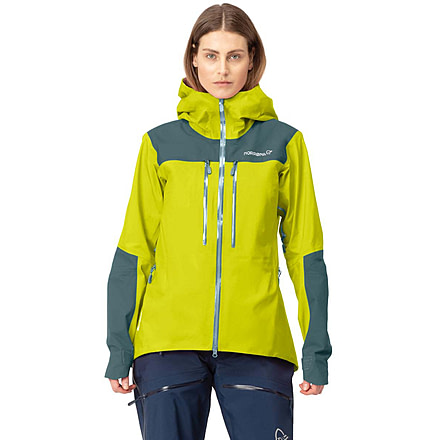 Norrona Trollveggen Gore-Tex Pro Light Jacket - Women's, Sulphur Spring/North Atlantic, Medium, 1625-22 3337 M