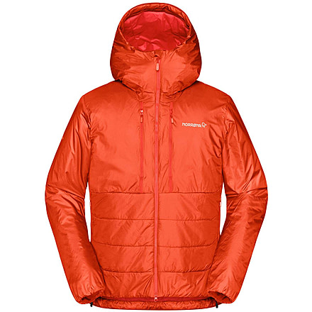 Norrona Trollveggen Primaloft 100 Zip Hooded Jacket - Men's, Arednalin Red, Medium, 1620-19 5630 M