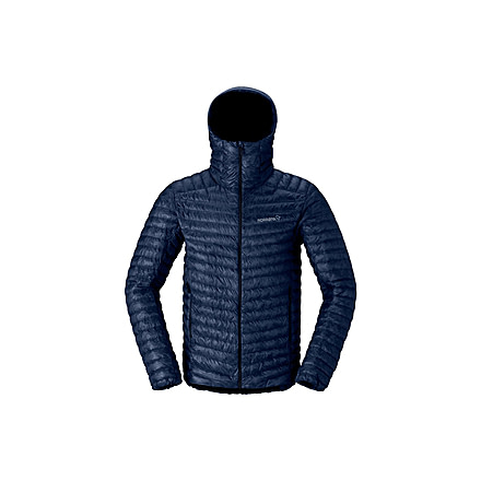 Norrona Trollveggen Superlight Down800 Hooded Jacket - Mens, Indigo Night, Large, 1614-24-2295-L