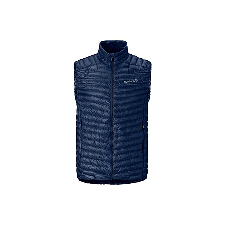 Norrona Trollveggen Superlight Down800 Vest - Mens, Indigo Night, Medium, 1615-24-2295-M