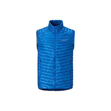 Norrona Trollveggen Superlight Down800 Vest - Mens, Skydiver, Small, 1615-24-2336-S