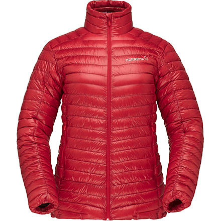 Norrona Trollveggen Superlight Down 850 Jacket - Women's, True Red, Large, 1607-21 1105 L