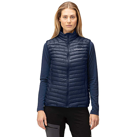 Norrona Trollveggen Superlight Down 850 Vest - Women's, Indigo Night, Large, 1622-22 2295 L