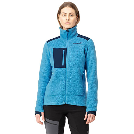 Norrona Trollveggen Thermal Pro Jacket - Womens, Aquarius, Small, 7042698465085