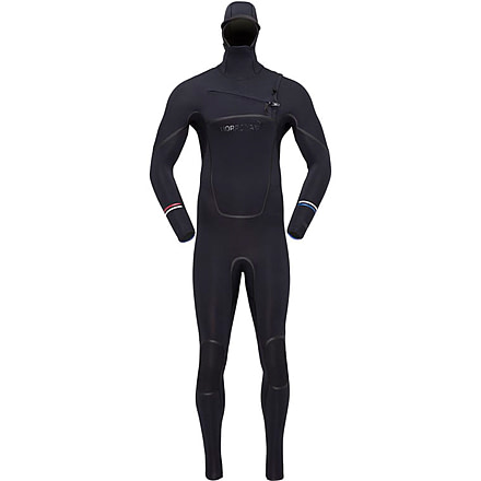 Norrona Unstad 5.5/5/4 Hooded Wetsuit - Mens, Caviar, Small, 4404-19-7718-S