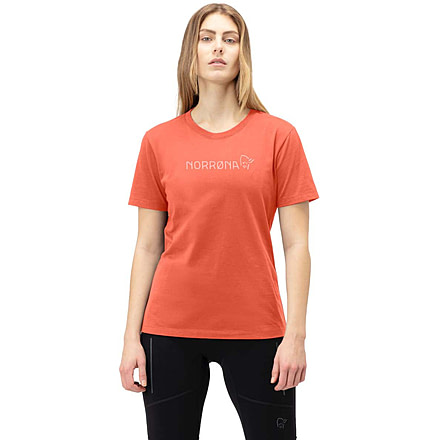Norrona Viking Norrona T-Shirt - Womens, Orange Alert, Medium, 3424-21 5620 M