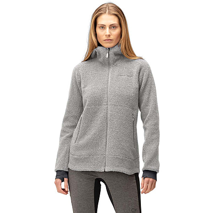 Norrona Warmwool3 Hood - Womens, Drizzle, L, 5214-22-2301-L