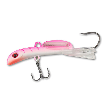 Northland Fishing Tackle Rattlin Puppet Minnow Lure, UV Pink Tiger, 1/4 oz, PMDR2-26