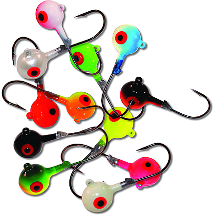 Northland Fishing Tackle RZ Jig, 4 Card, Assorted, 1/4oz, RZJ4-4-99