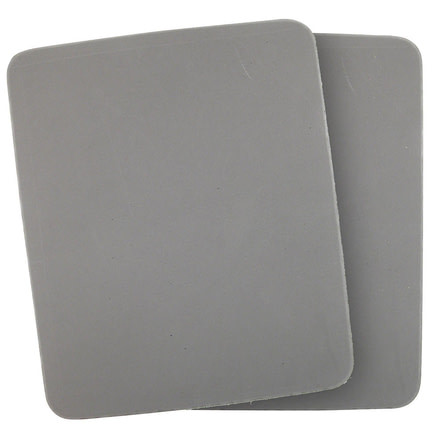 NRS Canoe Flat Knee Pads, Gray 50049.01.100