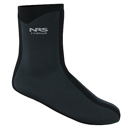 NRS Expedition Socks with HydroCuff - Closeout, Gray, XS 30014.02.102