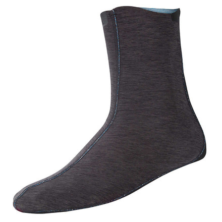 NRS HydroSkin 0.5 Wetsocks, Charcoal Heather, Extra Small, 30011.02.100