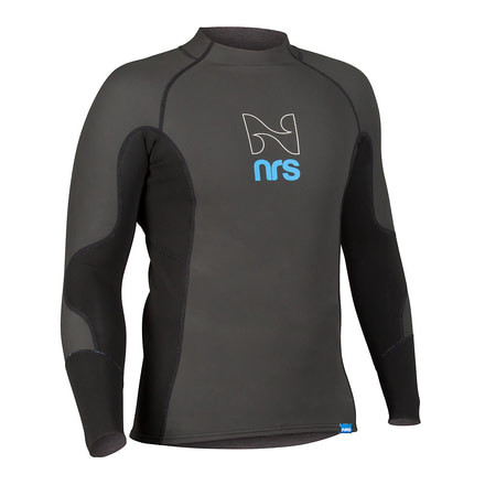 NRS HydroSkin 1.0 Shirt - Men's, Black, XXL 15032.03.104