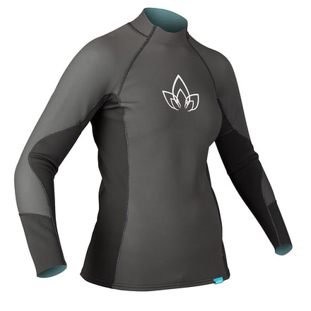 NRS HydroSkin 1.0 Shirt - Women's, Black, XL 15034.02.104