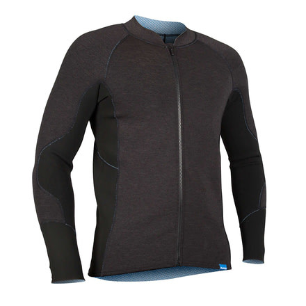 NRS HydroSkin 1.5 Jacket - Men's, Charcoal Heather, XXL, 15037.02.104