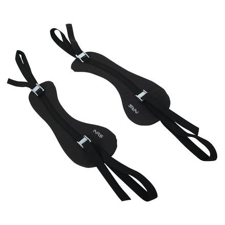 NRS Inflatable Kayak Thigh Straps, Black 50099.01.100