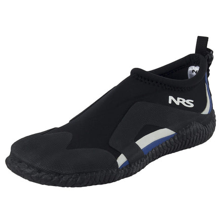 NRS Kicker Remix Wetshoe - Men's, Black/Blue, 6 30022.03.107