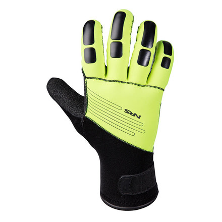 NRS Reactor Rescue Gloves, High Vis Green, S 25032.02.100