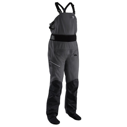 NRS Sidewinder Dry Bibs - Women's, Gunmetal, G-L 20025.02.106