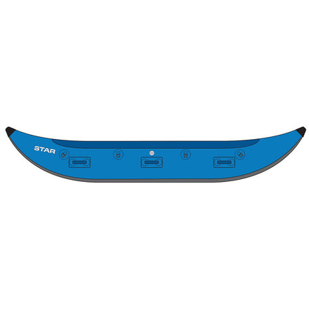 NRS STAR Kima 14 Cataraft, Blue, 14 Feet, 86231.01.100