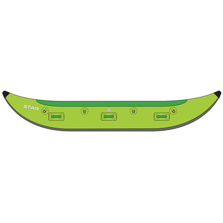 NRS STAR Kima 13 Cataraft, Lime, 13 Feet, 86230.01.101