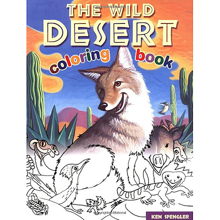 Ntl Book Network Wild Desert Coloring Book 9780873588041