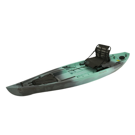 NuCanoe Pursuit, 13.5ft, w/360 Pinnacle Seat, Gulf Storm, 13.5 FT 1500GS