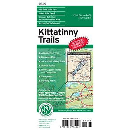 Ny-nj Tc Map Kittatinny Combo, Ny/njtc, Publisher - Ny/nj Trail Confrnce